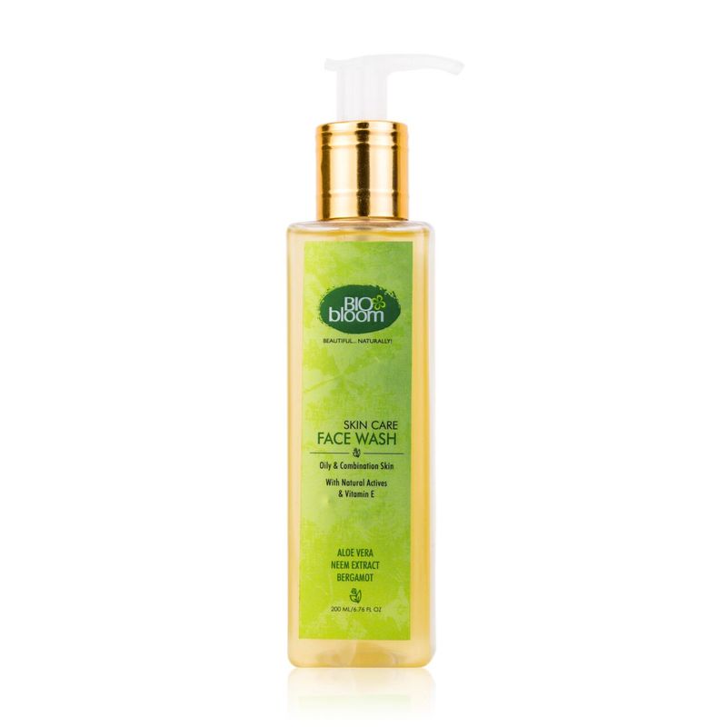 Biobloom Aloe Vera Neem Extract Bergamot Face Wash