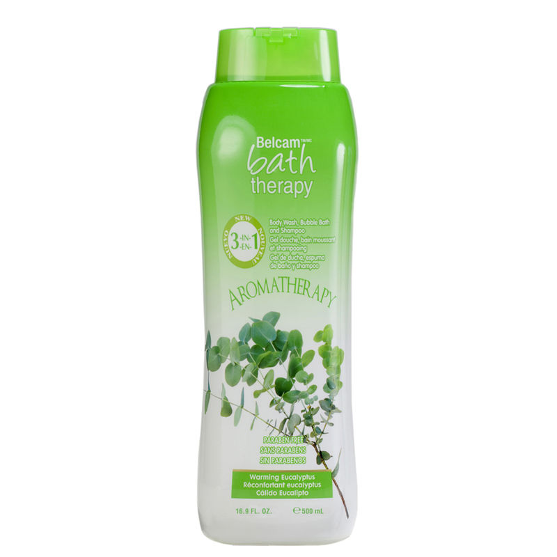 Belcam Aromatherapy 3 in1 Body Wash, Bubble Bath and Shampoo - Eucalyptus