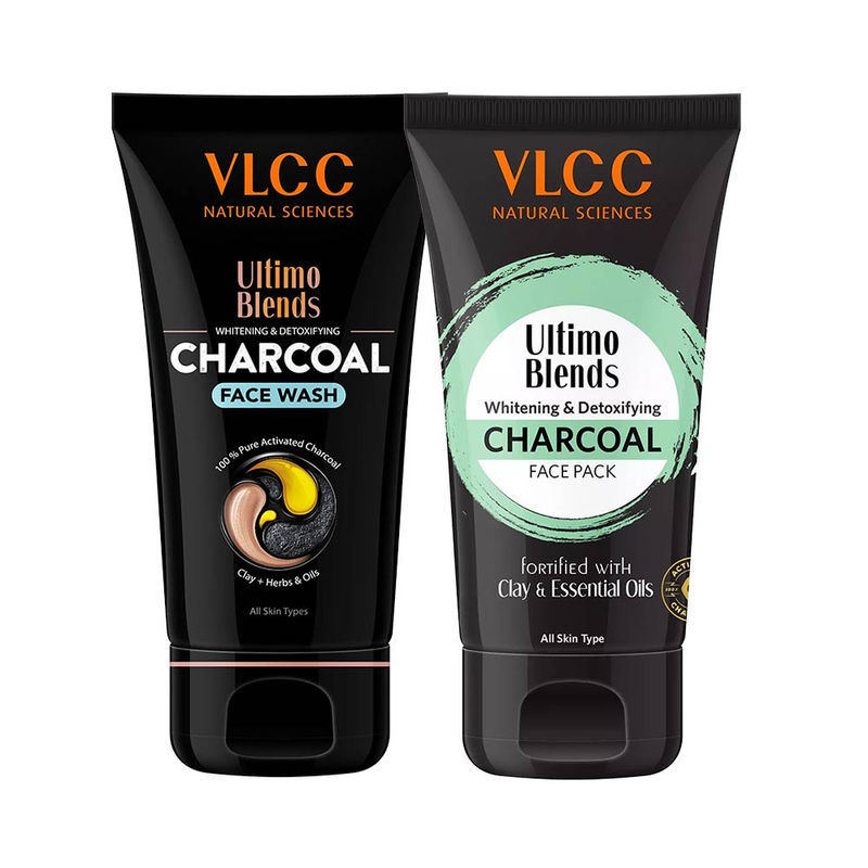 VLCC Charcoal Cleansing & Face Pack Combo Buy VLCC Charcoal Cleansing