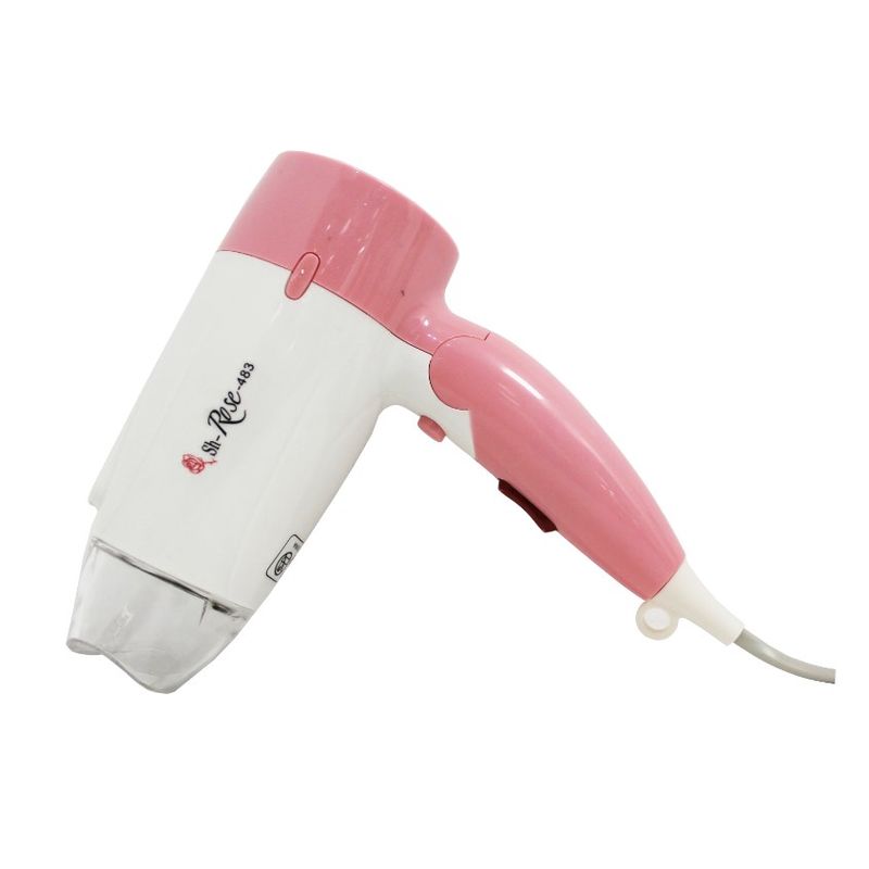 Bronson Professional Rose 1200W SH483 Mini Hair Dryer
