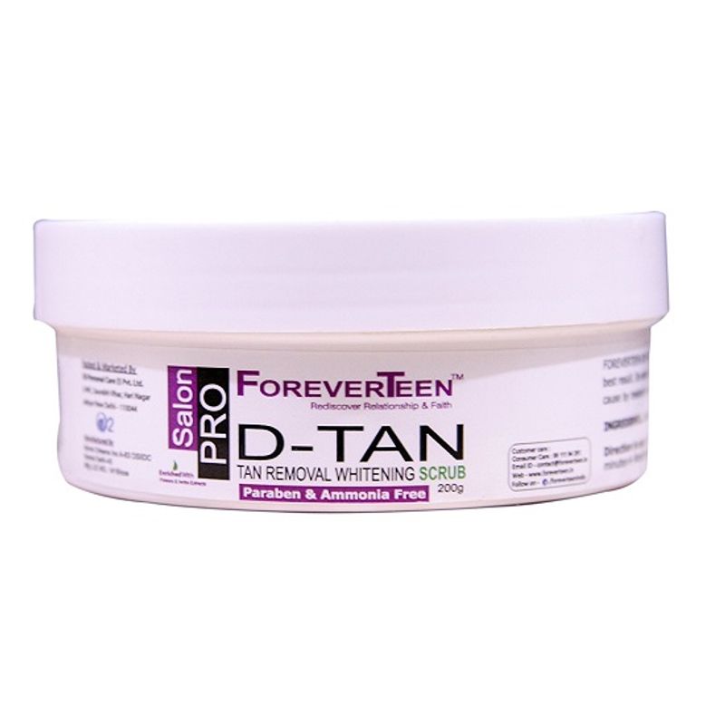 ForeverTeen D-Tan Removal Whitening Scrub Parban & Ammonia Free
