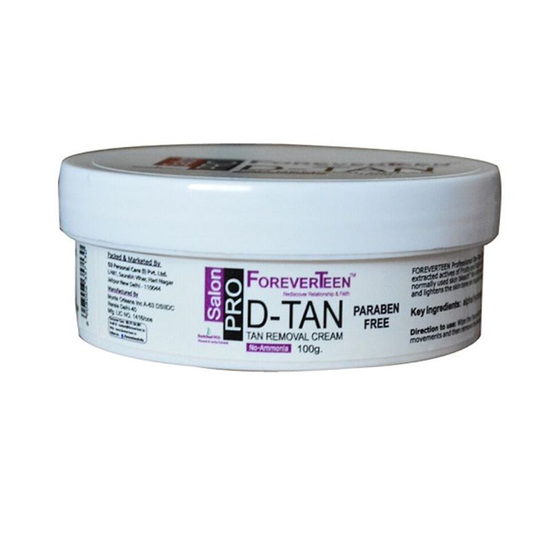 Foreverteen Salon Pro D Tan Removal Cream Paraben & Ammonia Free