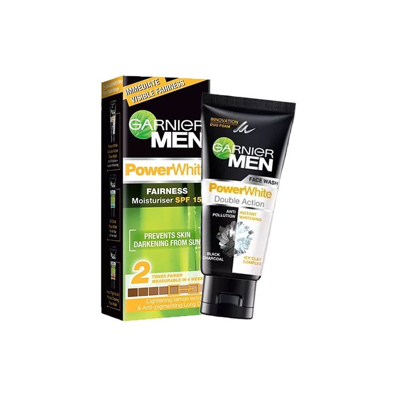 Garnier Men Power White Duo Face Wash + Fairness Moisturiser