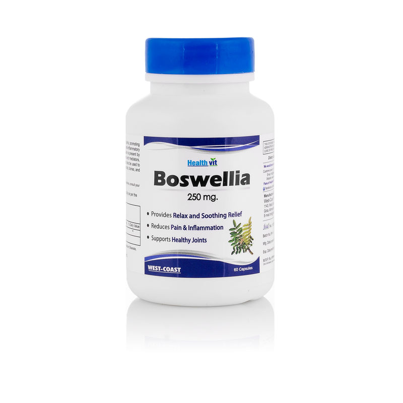 HealthVit Boswellia Powder 250mg 60Capsules  Pack Of 2 
