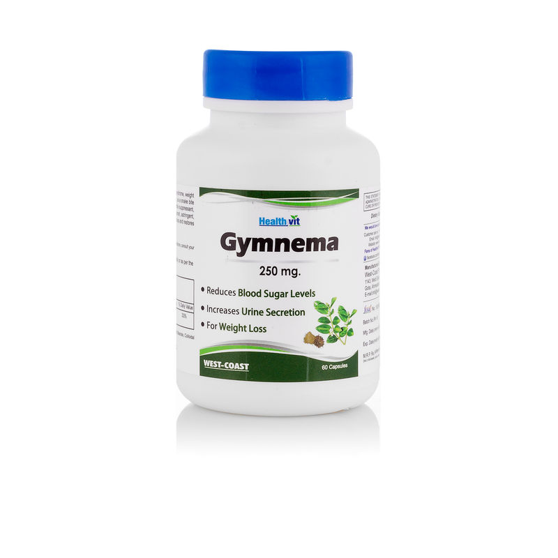 HealthVit Gymnema Powder 250Mg 60 Capsules