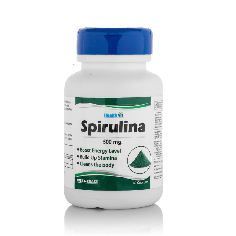 Healthvit Spirulina 500mg 60 Capsules