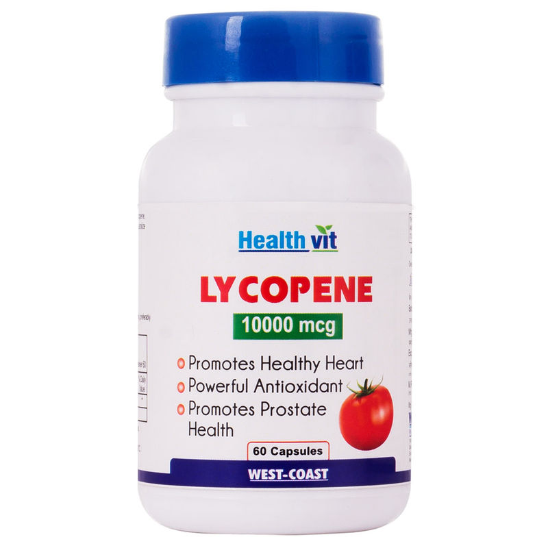 Buy HealthVit Lycopene 10000 Mcg 60 Capsules Online