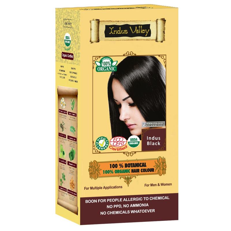 Indus Valley 100% Botanical Organic Hair Color - Indus Black