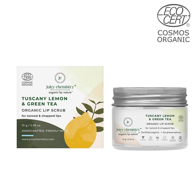 Juicy Chemistry Tuscany Lemon &amp; Green Tea Organic Lip