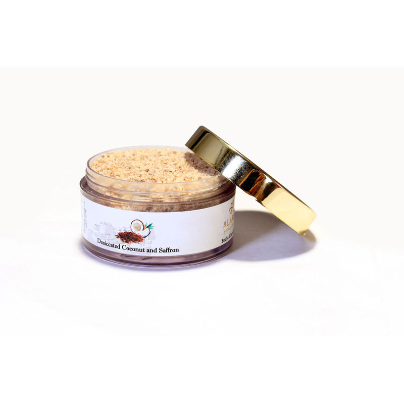 Alanna Desiccated Coconut & Saffron Scrub