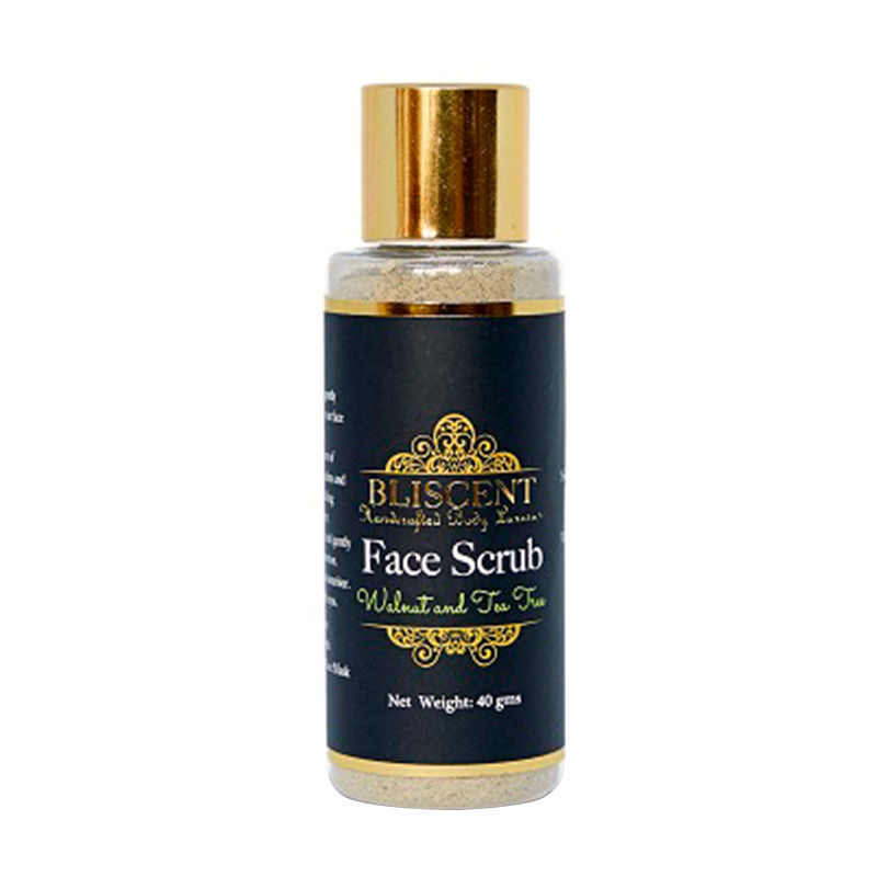 BLISCENT Walnut and Tea Tree Face Scrub
