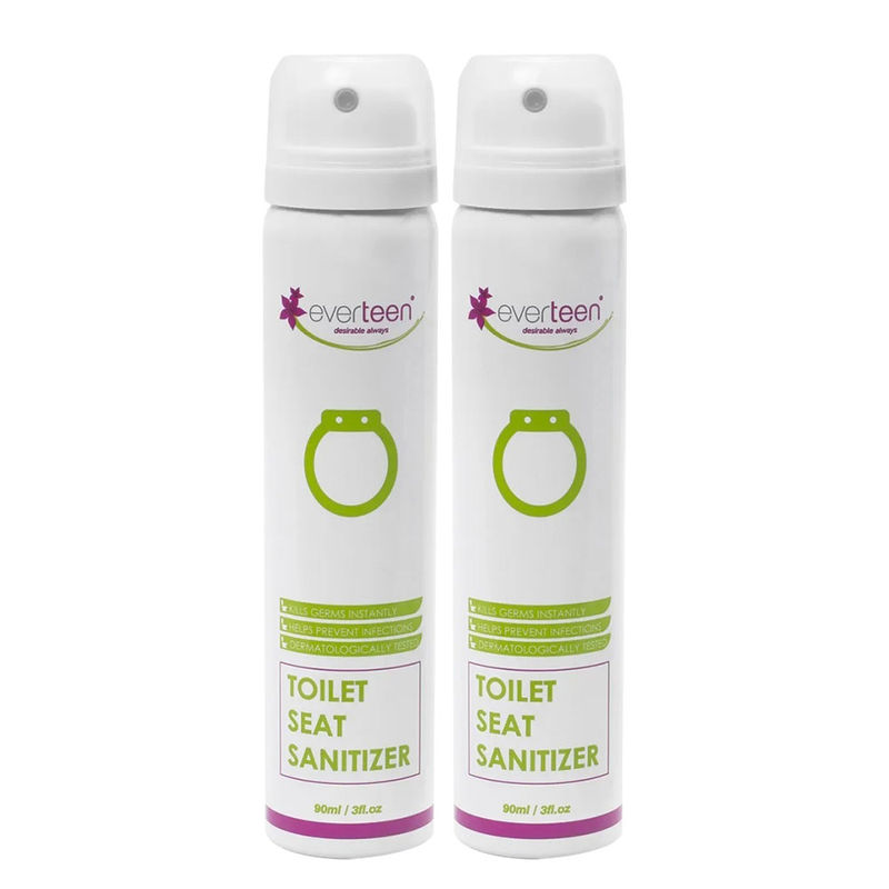 Everteen Instant Toilet Seat Sanitizer Spray for Women Pack of 2 Buy
