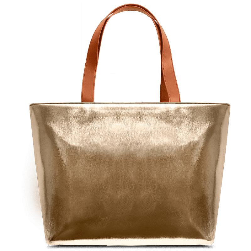 Buy DailyObjects Gold Metallic Fatty Tote Bag Online
