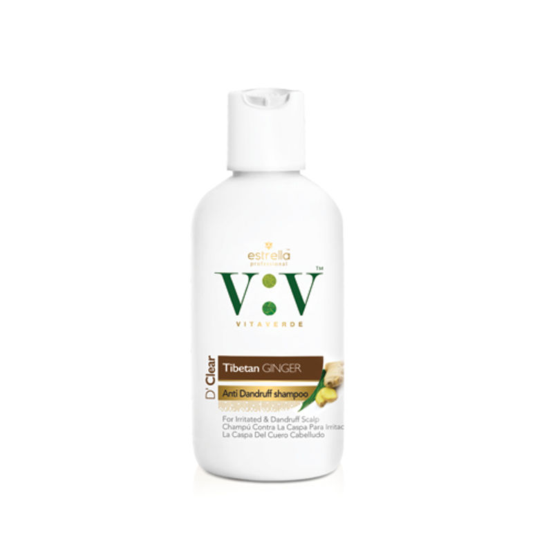 Estrella Professional Vita Verde D'Clear Tebetain Ginger Anti-Dandruff Shampoo