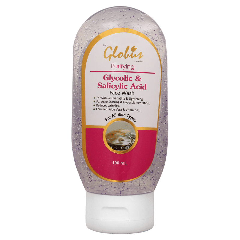 Globus Remedies Glycolic Acid And Salicylic Acid Face Wash at