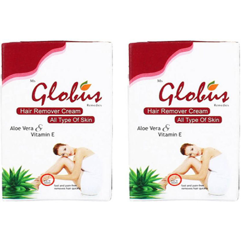 Globus Remedies Hair Removal Cream (Pack Of 2)