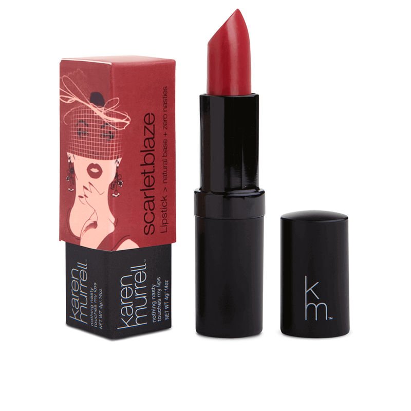 Karen Murrell Natural Lip Stick - Scarlet Blaze