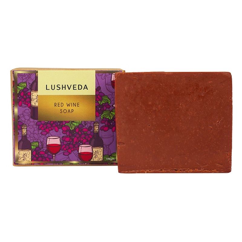 Lushveda Red Wine Soap