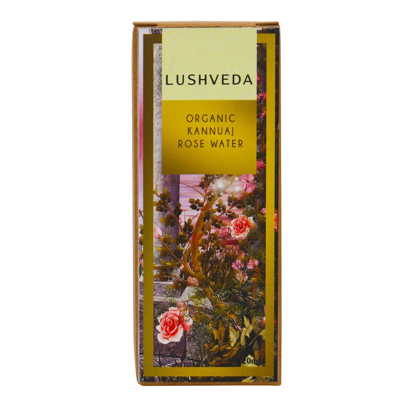 Lushveda Organic Kannuaj Rose Water