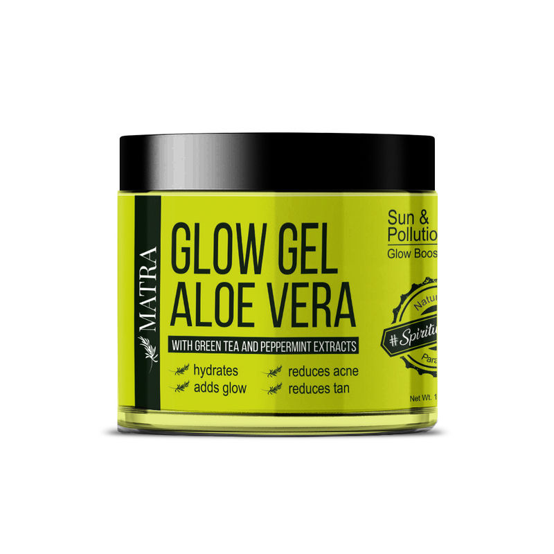Matra Aloe Vera Glow Gel Sun & Pollution Relief with Green Tea and Peppermint Extracts