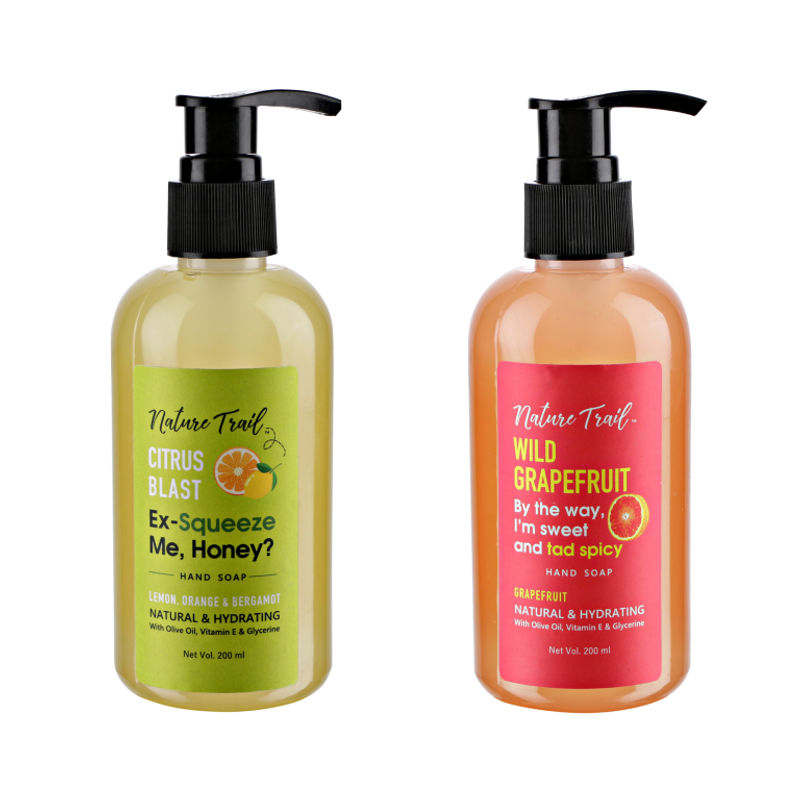 Nature Trail Citrus and Grapefruit Hand Soap Combo