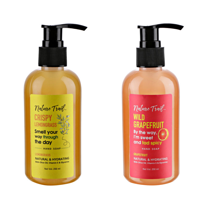 Nature Trail Lemongrass and Grapefruit Hand Soap Combo