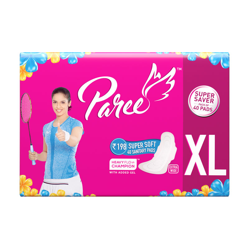 Paree Super Soft & Dry 40 Sanitary PadsXL Buy Paree Super Soft & Dry