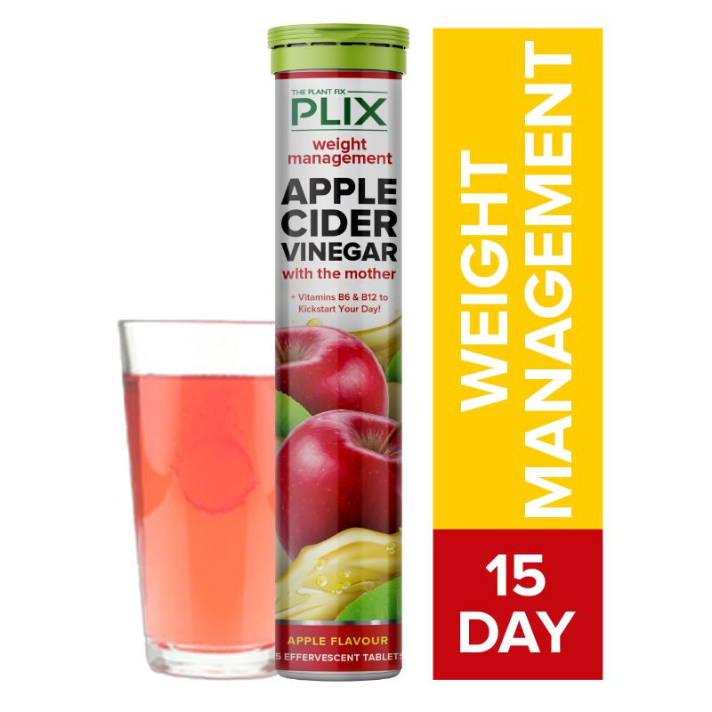 Plix Apple Cider Vinegar Effervescent Tablets Apple Flavour Buy Plix