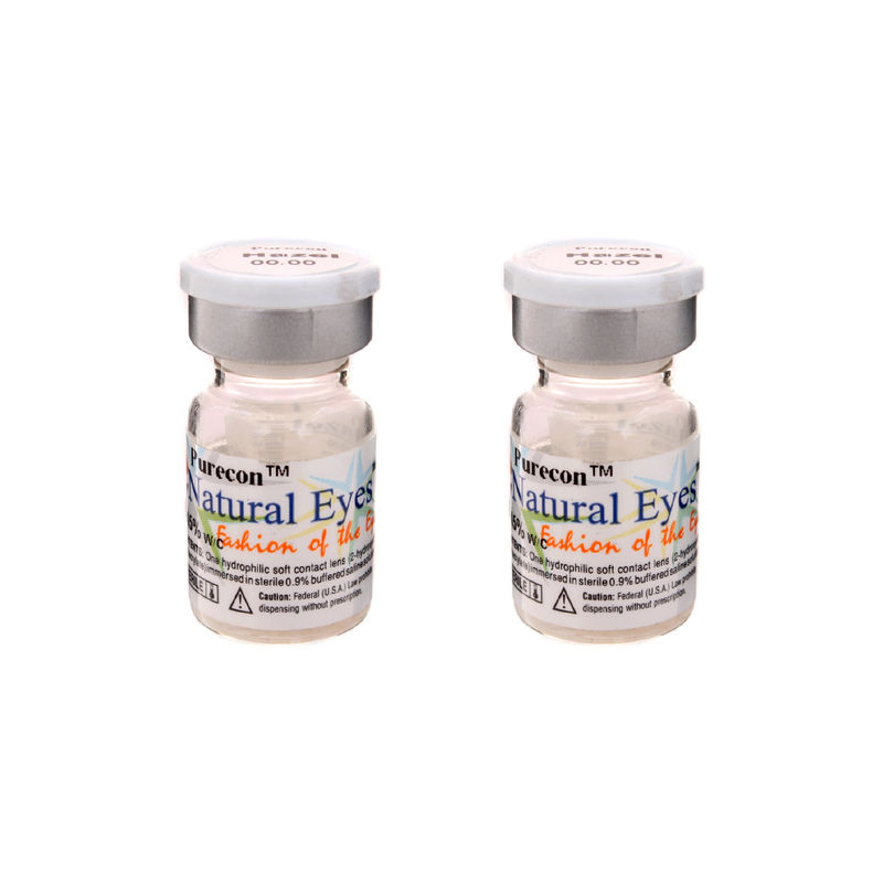 Purecon Natural Eyes Hazel Quarterly Disposable Contact Lenses