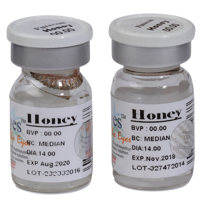 Purecon Natural Eyes Honey Quarterly Disposable Contact Lenses