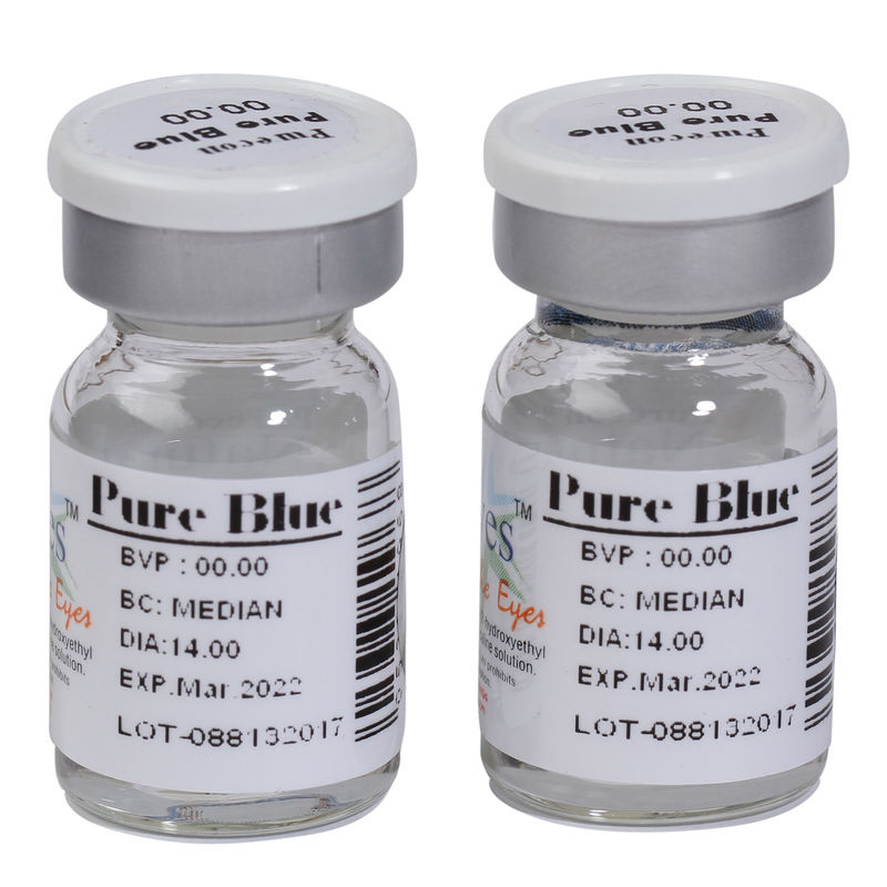 Purecon Natural Eyes Pure Blue Quarterly Disposable Contact Lenses