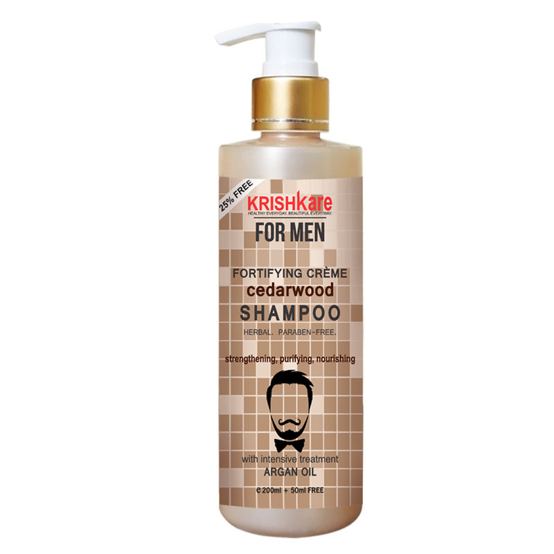 Krishkare Cedarwood And Argan Oil Shampoo For Men Buy Krishkare Cedarwood And Argan Oil Shampoo For Men Online At Best Price In India Nykaa