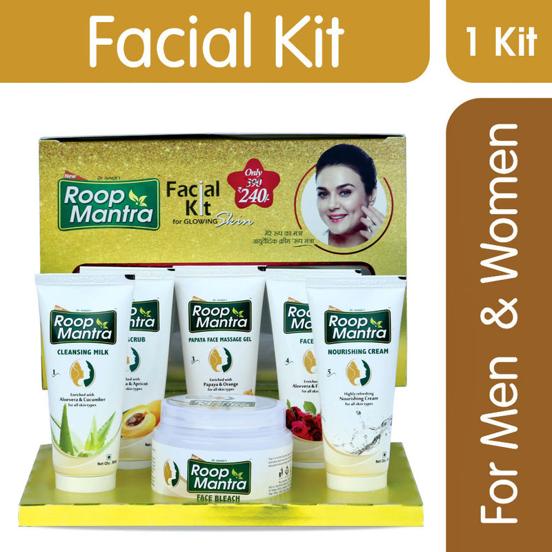 Roop Mantra Facial Kit for Men & Women Glowing Skin