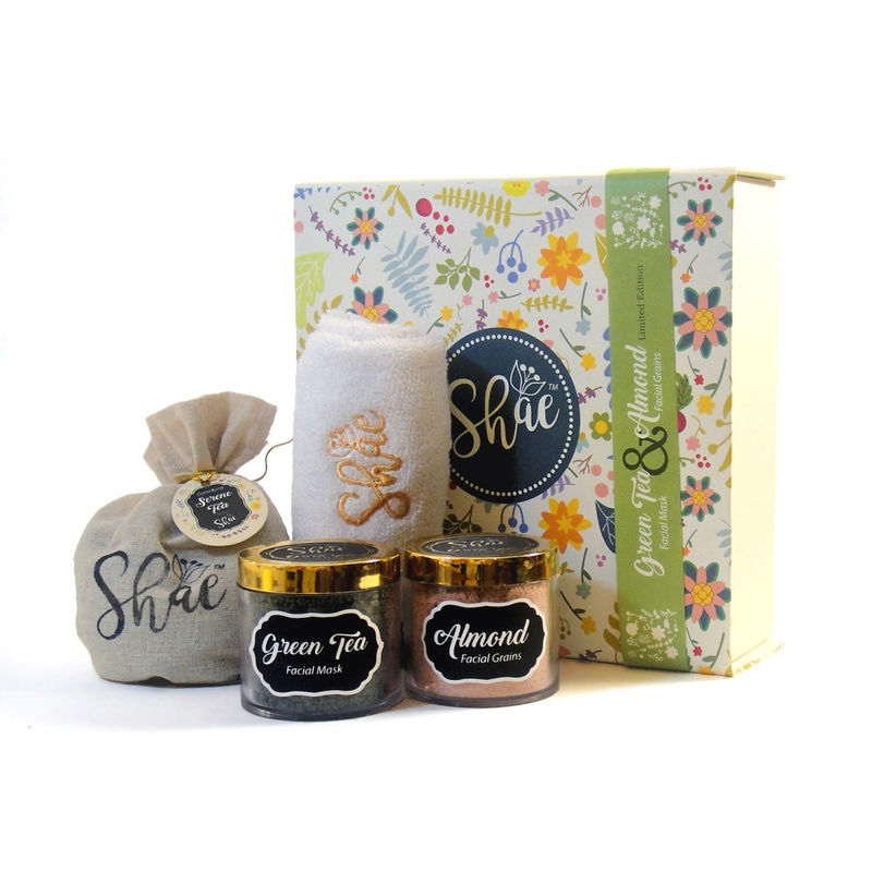 Shae Green Tea & Almond Spa Gift Kit