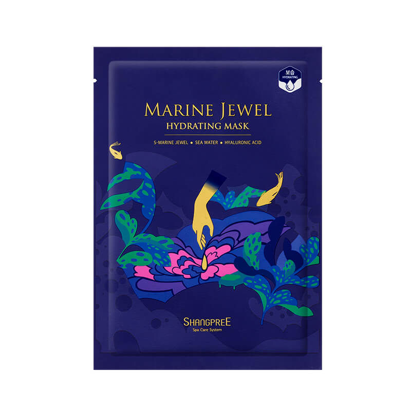 Shangpree Marine Jewel Hydrating Sheet Mask Pack of 5