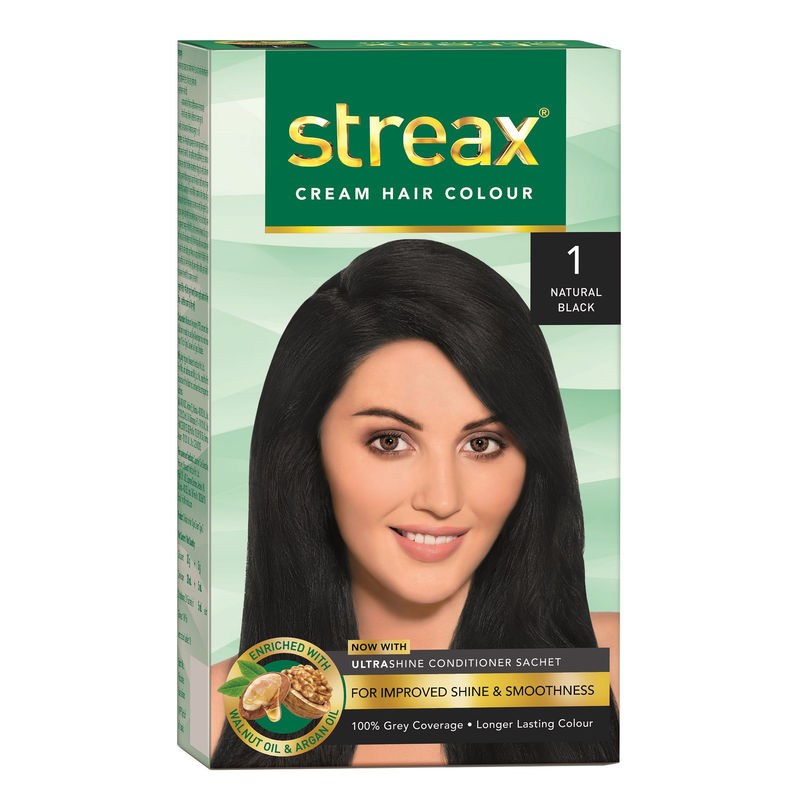 Streax Hair Colour Natural Black 1 At Nykaa Com