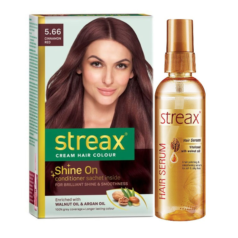 Streax Reg Colour Natural Brown + Walnut Serum: Buy Streax Reg Colour  Natural Brown + Walnut Serum Online at Best Price in India | Nykaa