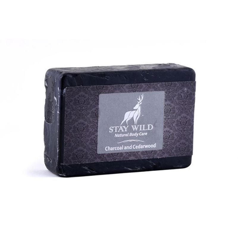 Stay Wild Charcoal And Cedarwood Soap