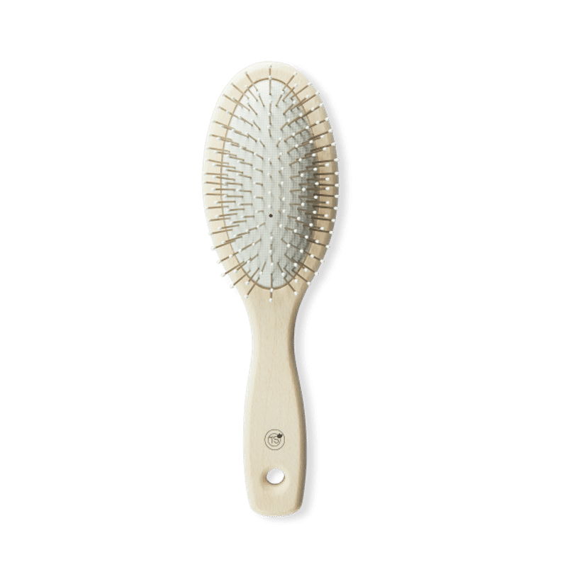 TS Wooden Brush With Steel Bristles - Signature Collection