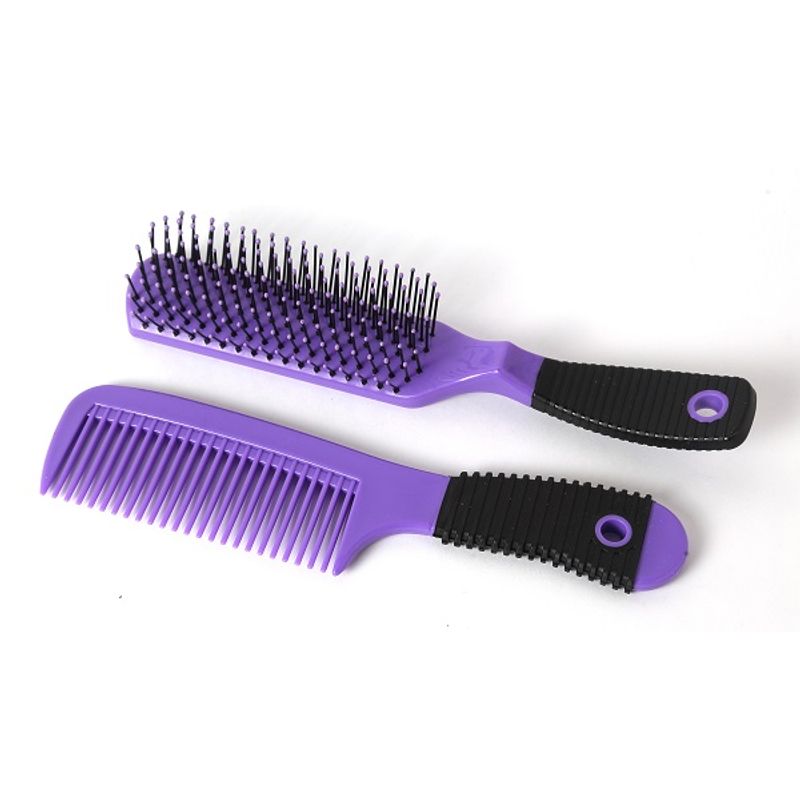 TS Brush & Comb Combination Pack - Purple