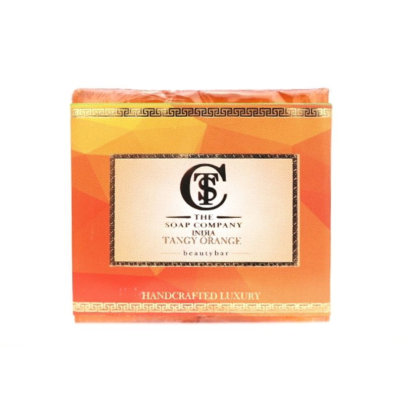 The Soap Company India Handcrafted Luxury Tangy Orange Soap