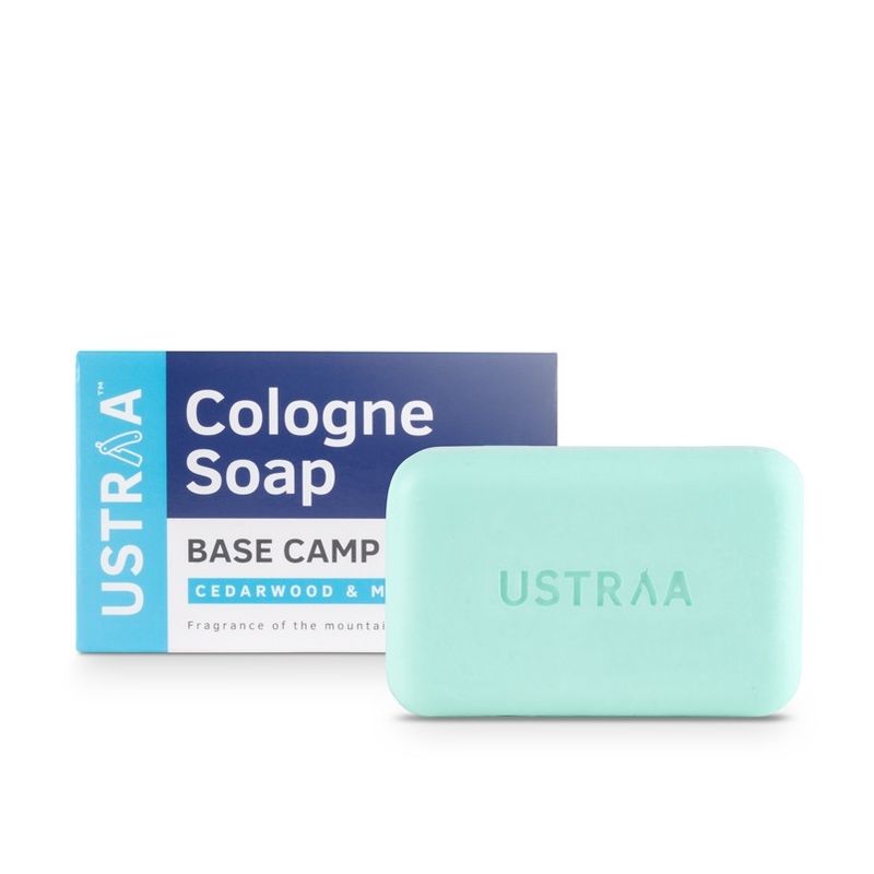 Ustraa Base Camp Cologne Soap With Cedarwood & Mint (Pack Of 3)
