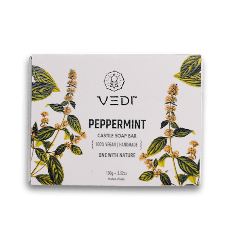 Vedi Peppermint Castile Soap Bar
