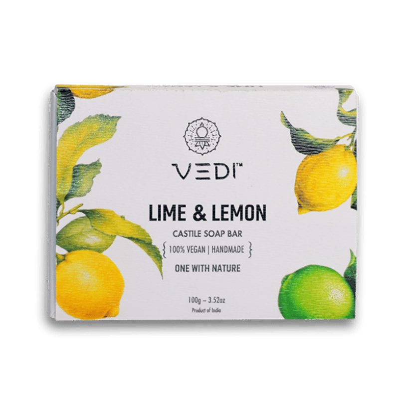 Vedi Lime & Lemon Castile Soap Bar