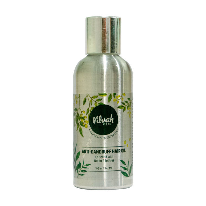 Vilvah Neem And Teatree Anti Dandruff Hair Oil Review Nykaa
