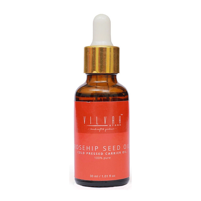 VILVAH 100% Pure Cold Pressed Rosehip Seed Carrier Oil
