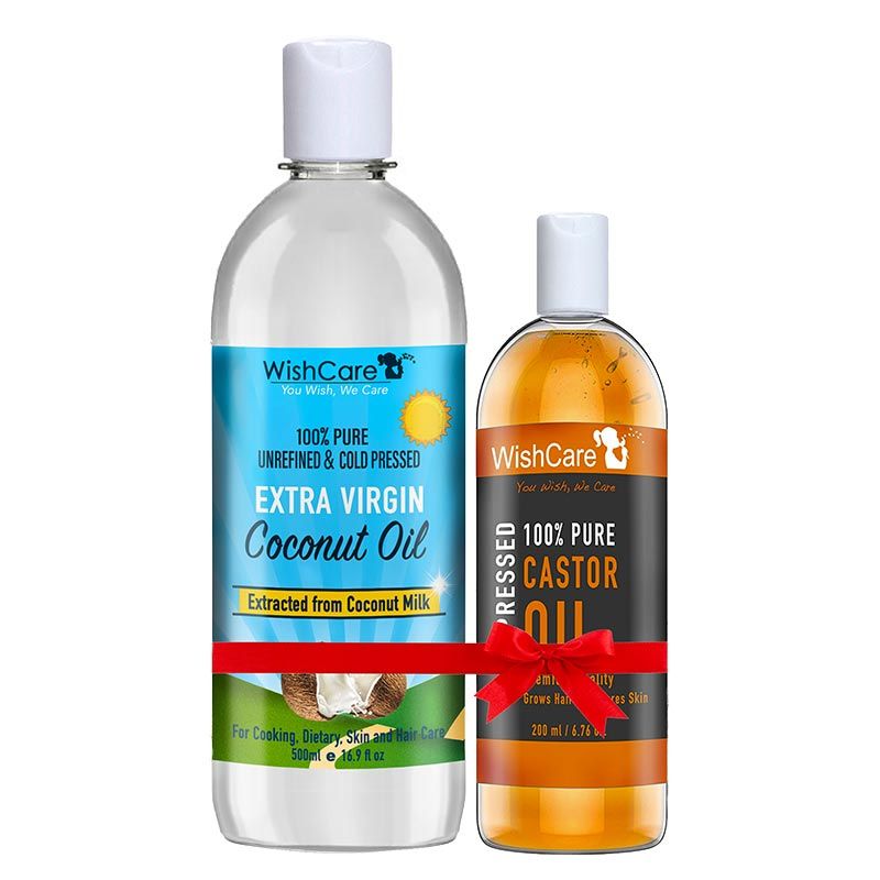 Wishcare Unrefinded Cold Pressed Extra Virgin Coconut Oil And