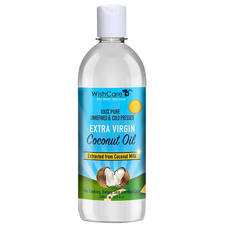 Wishcare 100 Pure Unrefinded Cold Pressed Extra Virgin Coconut