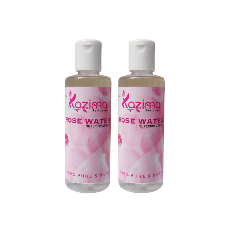 Kazima 100% Pure & Natural Rose Water (Pack Of 2)