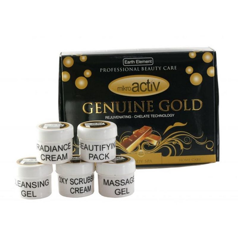 Mikroactiv Genuine Gold Facial Kit (Set of 5) (Buy 1 Get 1)